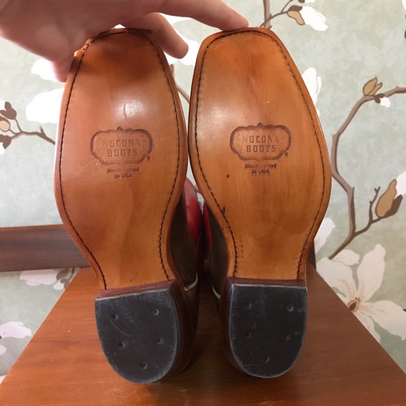 LAST CHANCE 12/31/21 NWT Ohio State Nocona Cowboy Boots, SZ 5 - Picture 5 of 6